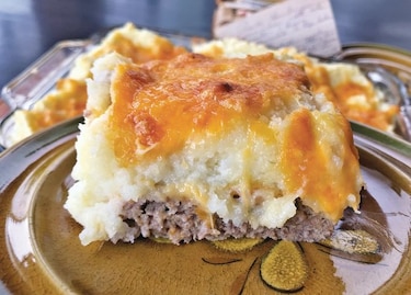 Receta 18: ‘Pie’ de ‘hamburger’