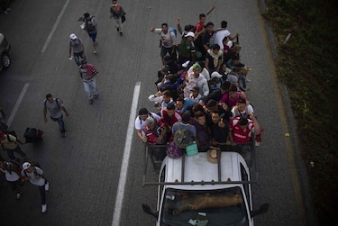 Migrante hondureño, herido tras ser atropellado en Guatemala