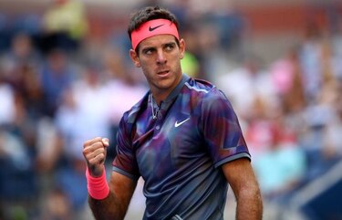 Del Potro debuta con victoria y está en segunda ronda