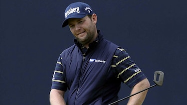 Branden Grace logra una tarjeta récord en un Grand Slam de golf
