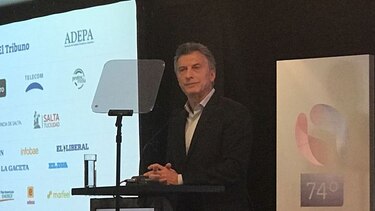 Presidente argentino aboga por libertad de prensa en América