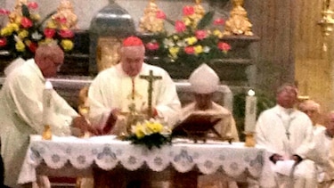 Lacunza celebra su primera misa como cardenal