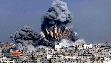 AI evalúa los daños de bombardeos de Estados Unidos en la ciudad  de Raqa