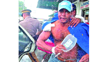 Supuesto pandillero se va de su residencia