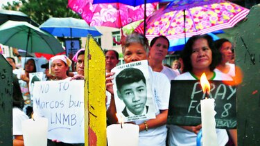 Dictador filipino será enterrado como héroe