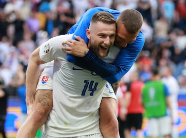 Eslovaquia sorprende en la Eurocopa y se impone ante Bélgica
