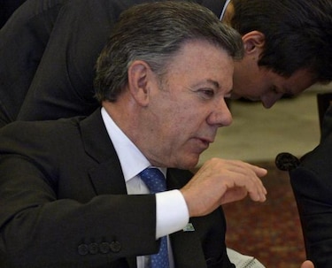 Juan Manuel Santos dice que tiene muchos temas que tratar en Panamá