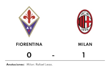 Fiorentina pierde ante Milan