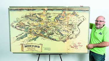 Mapa original muestra orígenes de Disneyland