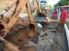 Reparan tubería que abastece sector de Samaria