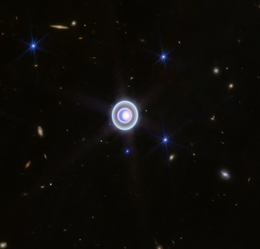 El telescopio espacial James Webb capta al gigante de hielo Urano