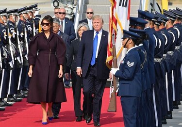 Trump llega a Seúl en medio de las tensiones con Pionyang