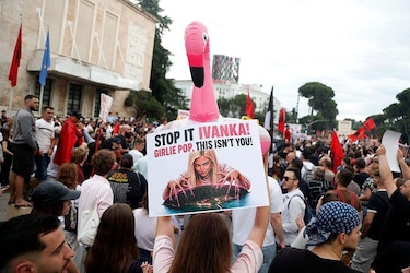 La revolución de los flamencos: las protestas en Albania contra el resort que quiere construir Ivanka Trump