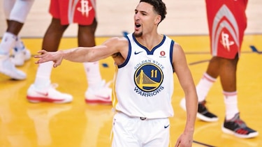 Thompson anota 35 y Warriors obligan a un séptimo partido