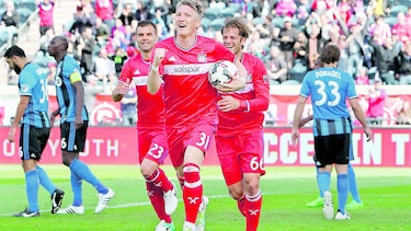 Schweinsteiger marcó un gol en su debut en la MLS