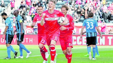 Schweinsteiger marcó un gol en su debut en la MLS