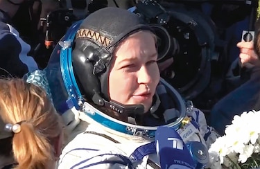 Graban película en el espacio