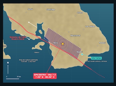 La fuerza del mar dividió Isla Cañas, así luce ahora