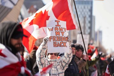 Ottawa ‘fuera de control’ por la protesta contra las medidas sanitarias de Canadá