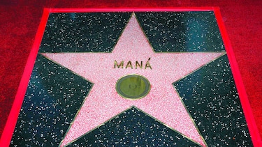 Maná tiene estrella en el Paseo de la Fama de Hollywood