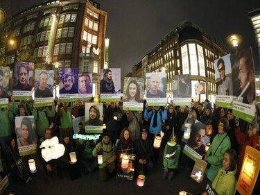 Manifestaciones en todo el mundo para apoyar a detenidos de Greenpeace