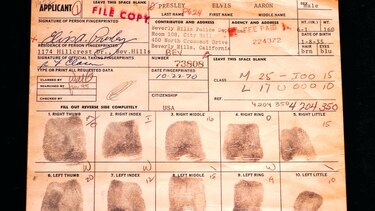 A la venta permiso de armas de Elvis Presley