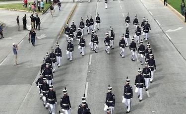 Desfile en honor a ‘Velas Latinoamericanas 2018’, que reúne a buques escuela de ocho países
