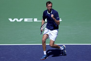 Medvedev estrena el número uno mundial con veloz triunfo en Indian Wells