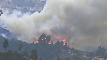 Bogotá, en alerta por contaminación del aire debido a incendio