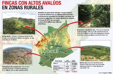 Fincas, la gran estafa al Estado