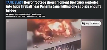 Incendio bajo el puente de las Américas alcanza cobertura internacional