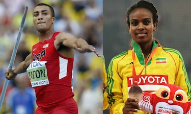 Ashton Eaton y Genzebe Dibaba, elegidos los mejores atletas del año