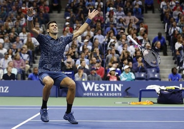 Djokovic gana su tercer US Open tras vencer a Del Potro en la final