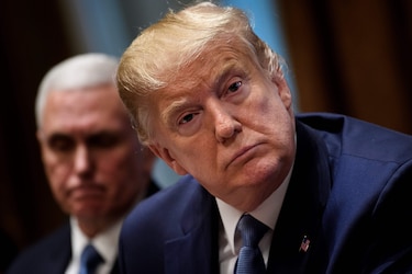 Donald Trump ataca a demócratas antes de votación en su contra