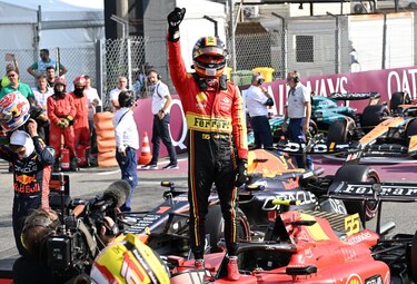 Sainz saldrá desde la ‘pole’ en Monza; Checo Pérez arrancará quinto y Alonso décimo