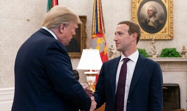 Zuckerberg se reúne con presidente Trump ante ofensiva contra Facebook