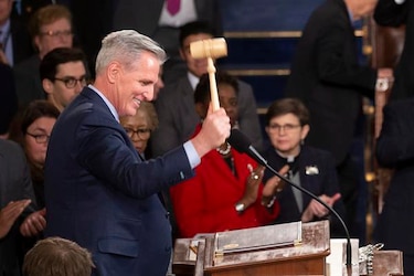 El republicano Kevin McCarthy, elegido finalmente como presidente de la Cámara Baja de Estados Unidos