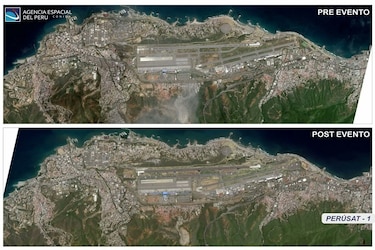 Perú comparte con Venezuela imágenes satelitales de la zona devastada por terremotos