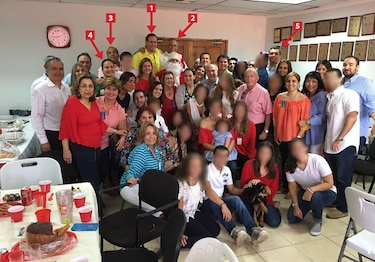 Riccardo Francolini y Jayson Pastor festejaron la Navidad en la sede de la Policía Nacional