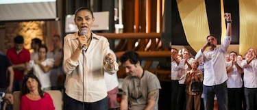 Marina Silva declara su apoyo a Aécio Neves para la segunda vuelta en Brasil