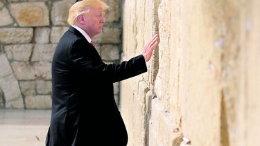 Trump visita a Israel con Irán en la mira