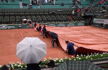 Partidos de la décima jornada del Roland Garros son aplazados