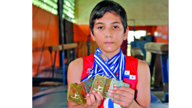 Una promesa de la gimnasia