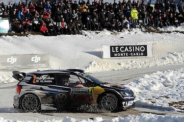 Jari-Matti  Latvala atropelló a un espectador en el Rally de Montecarlo