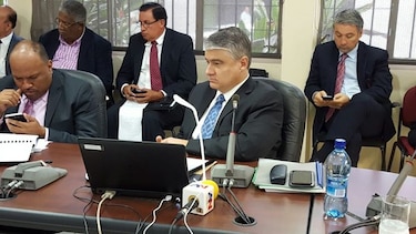 Ministro Dulcidio De La Guardia sustenta presupuesto del Estado ante la Asamblea Nacional