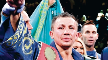 Golovkin captura cinturón en los pesos medianos