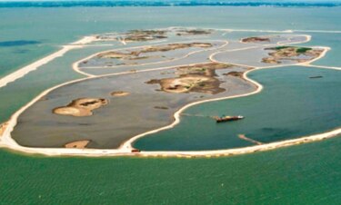 Construyen islas para impulsar la biodiversidad