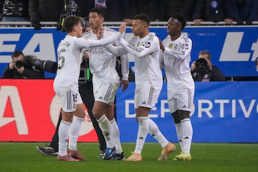 Mbappé y Rodrygo dan aire al Real Madrid