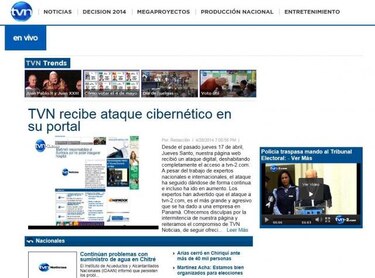 ‘TVN’ dice que es víctima de ‘un ataque cibernético’ en su portal