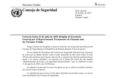 Mulino y el administrador del Canal de Panamá participarán en debate del Consejo de Seguridad de la ONU